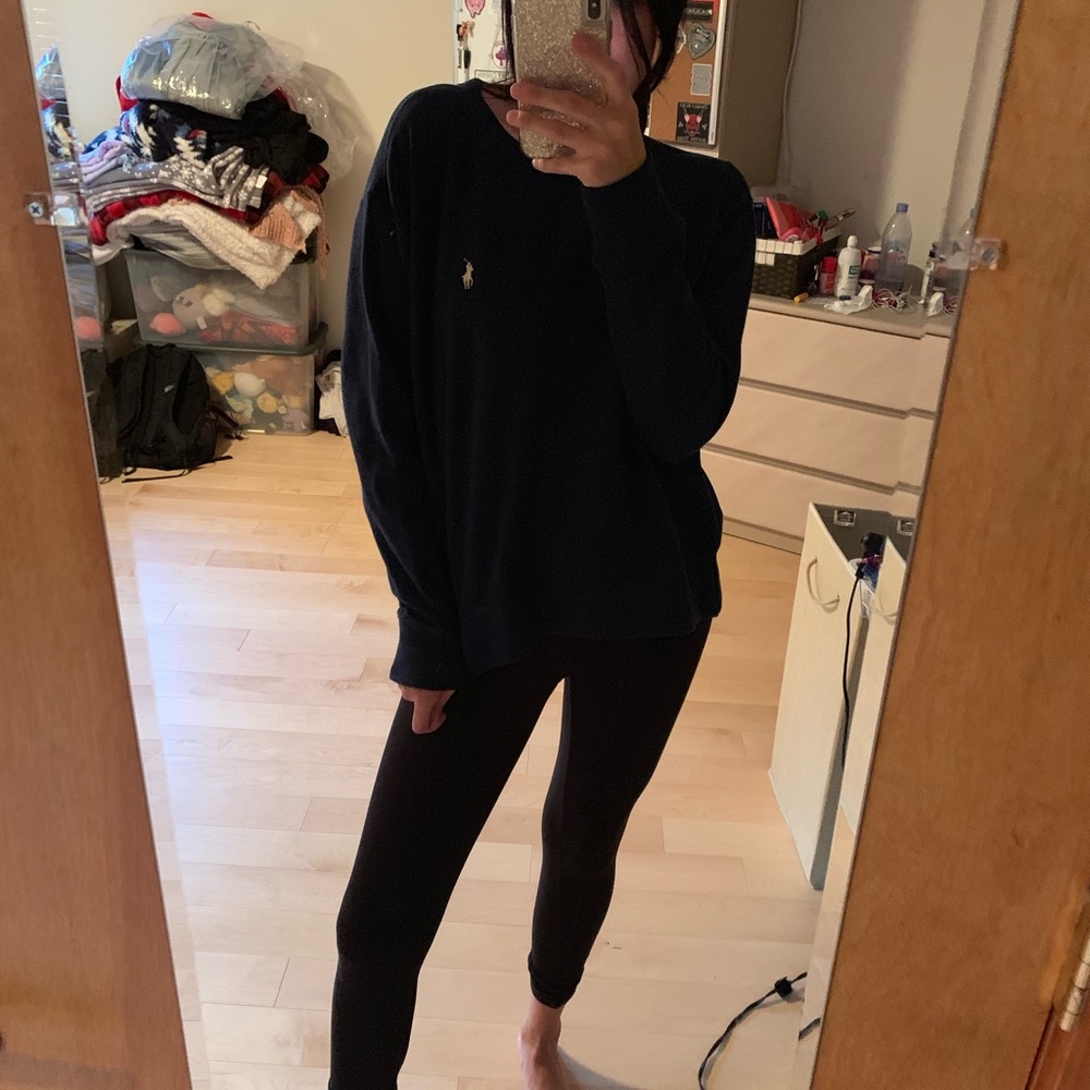 NWT Blue Polo Crewneck Sweatshirt